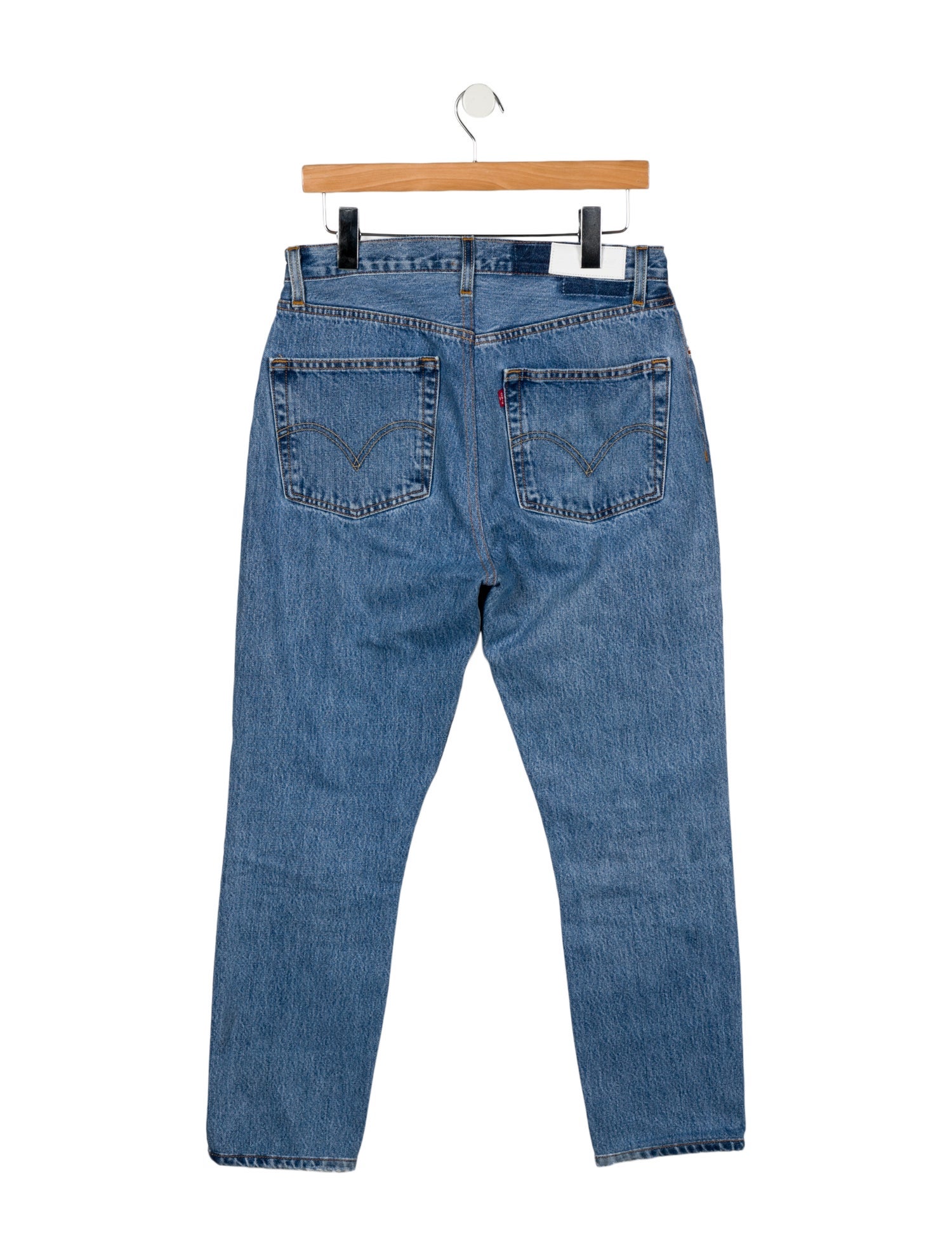 Re/Done X Levis High-Rise Straight Leg Jeans