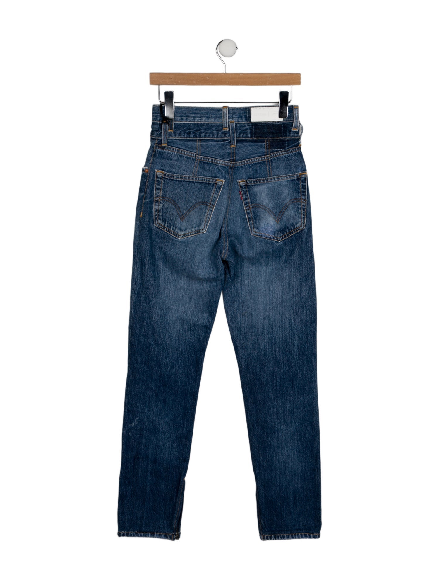 Re/Done X Levis High-Rise Straight Leg Jeans