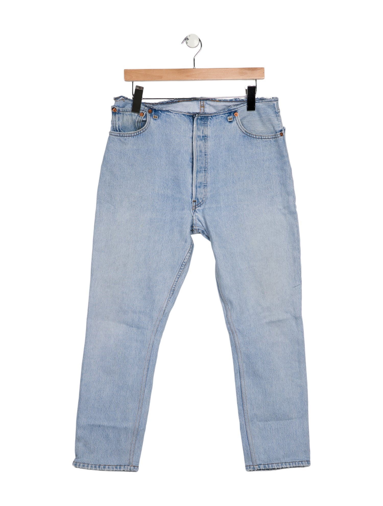 Re/Done X Levis High-Rise Straight Leg Jeans