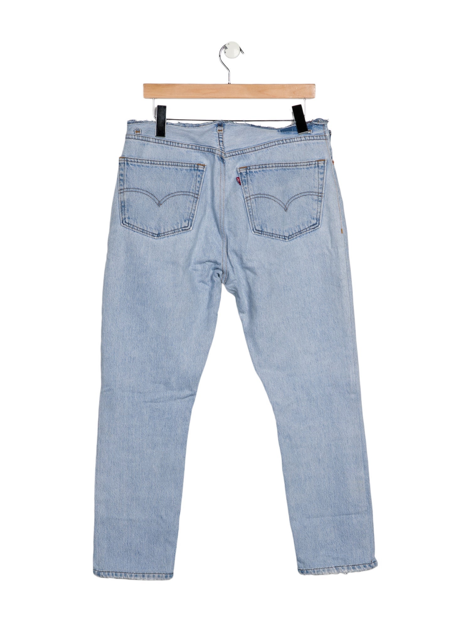 Re/Done X Levis High-Rise Straight Leg Jeans