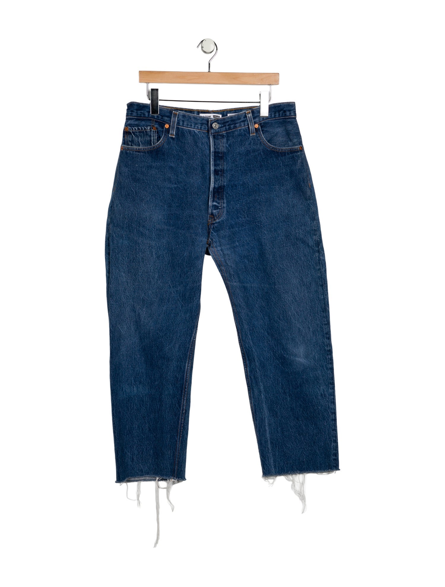 Re/Done X Levis High-Rise Straight Leg Jeans