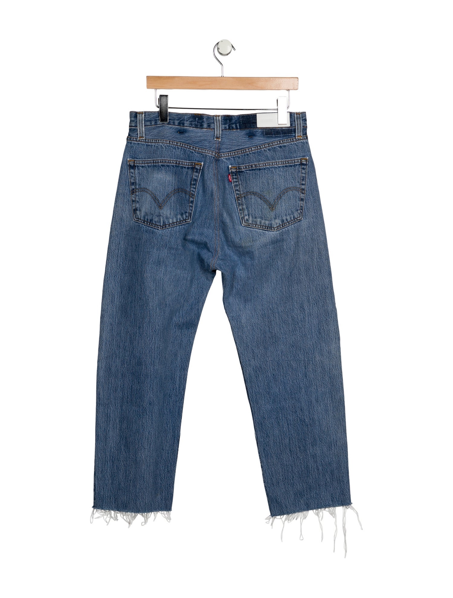 Re/Done X Levis High-Rise Straight Leg Jeans