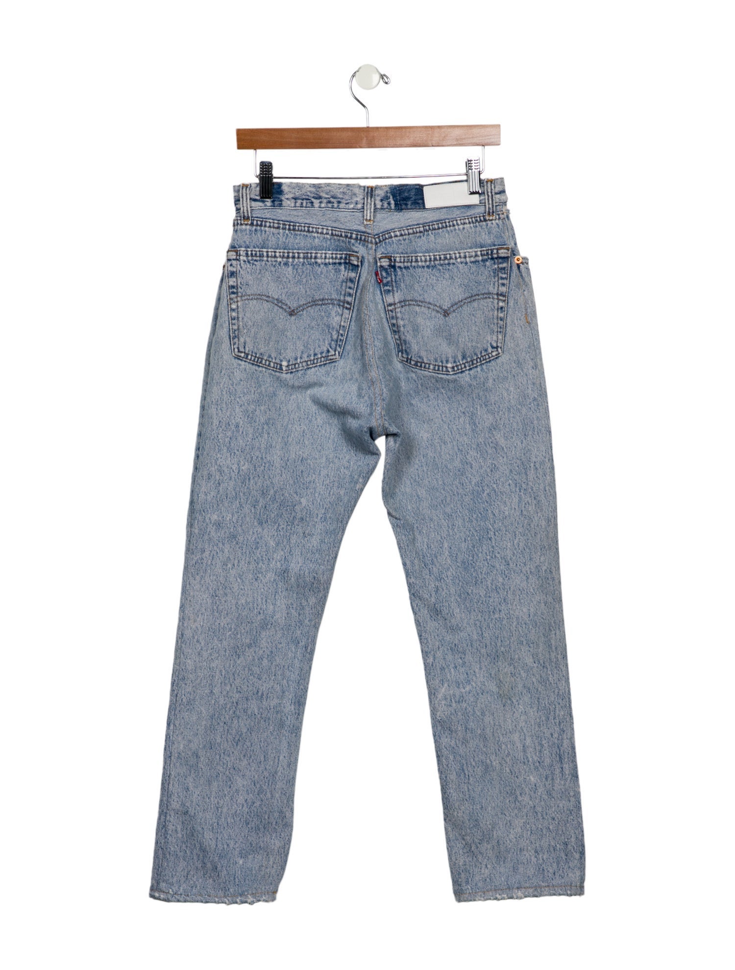 Re/Done X Levis High-Rise Straight Leg Jeans