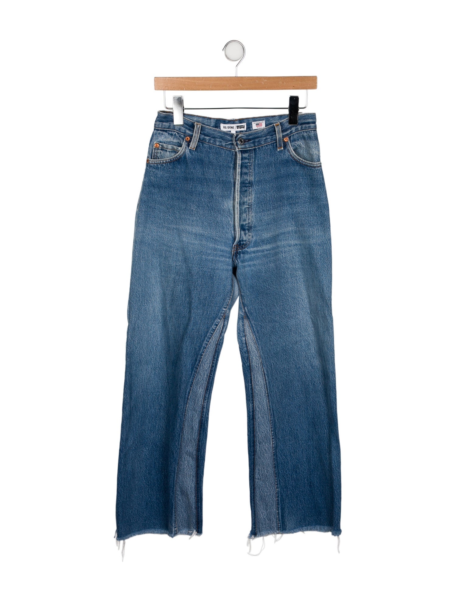 Re/Done X Levis High-Rise Wide Leg Jeans