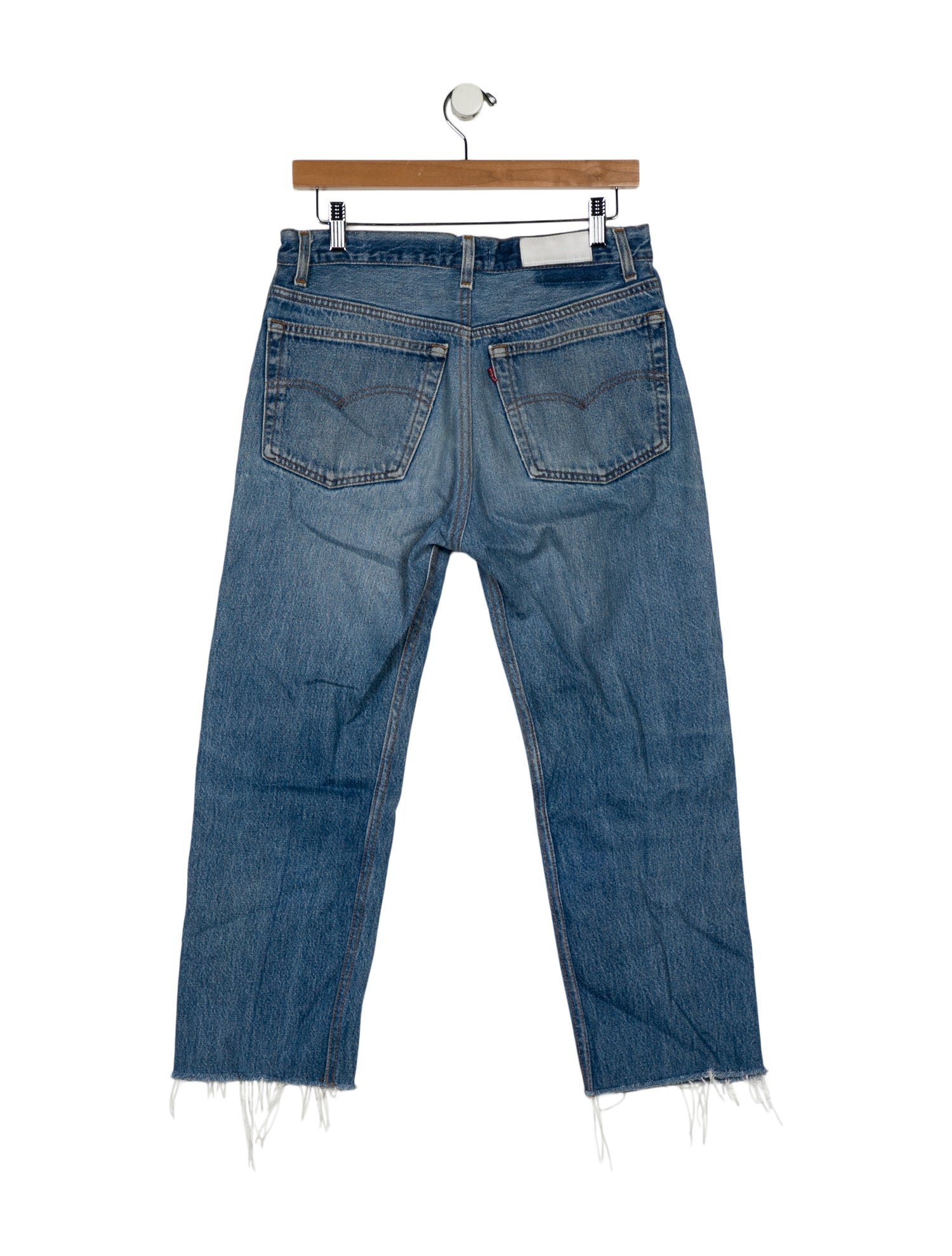 Re/Done X Levis High-Rise Straight Leg Jeans