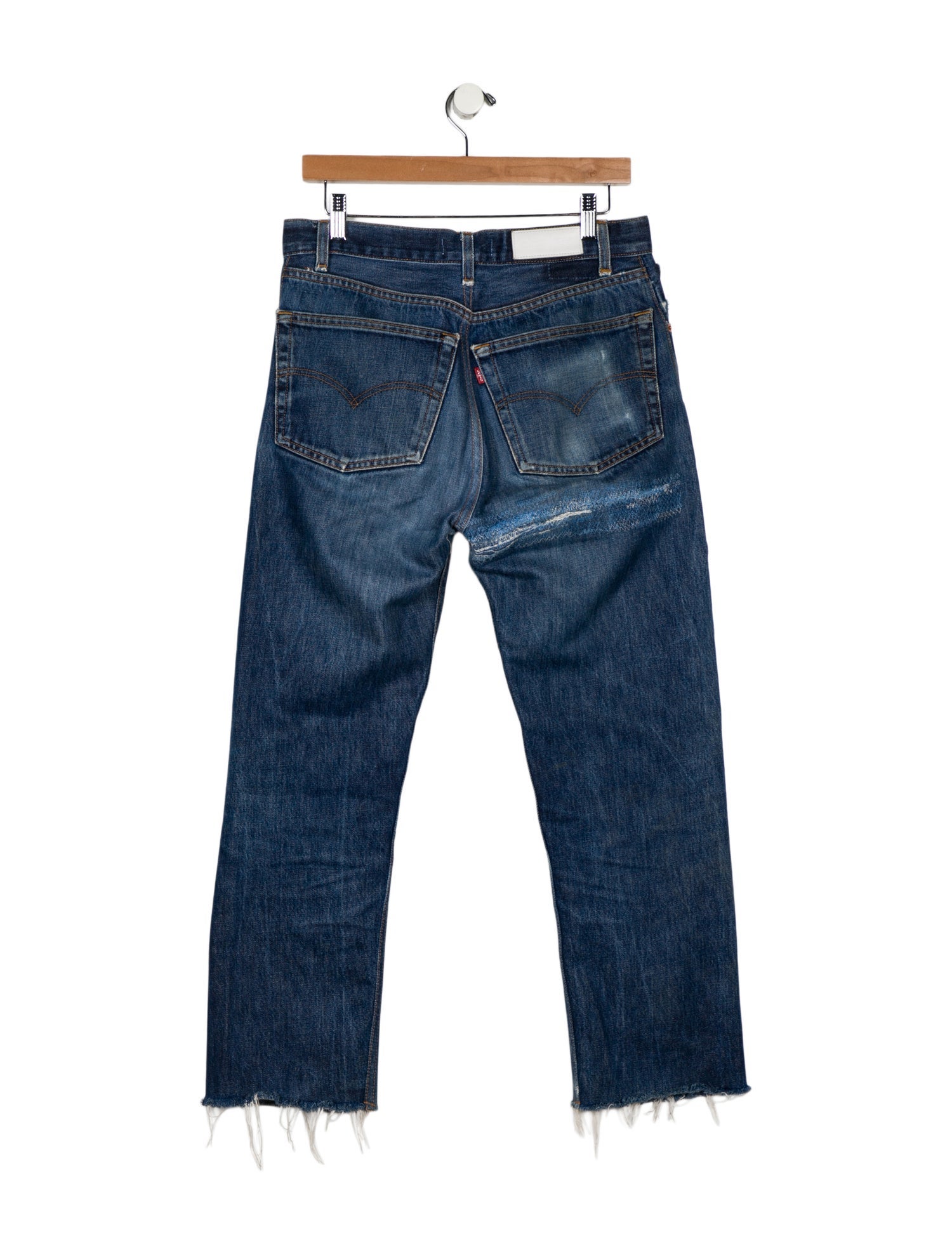 Re/Done X Levis High-Rise Straight Leg Jeans