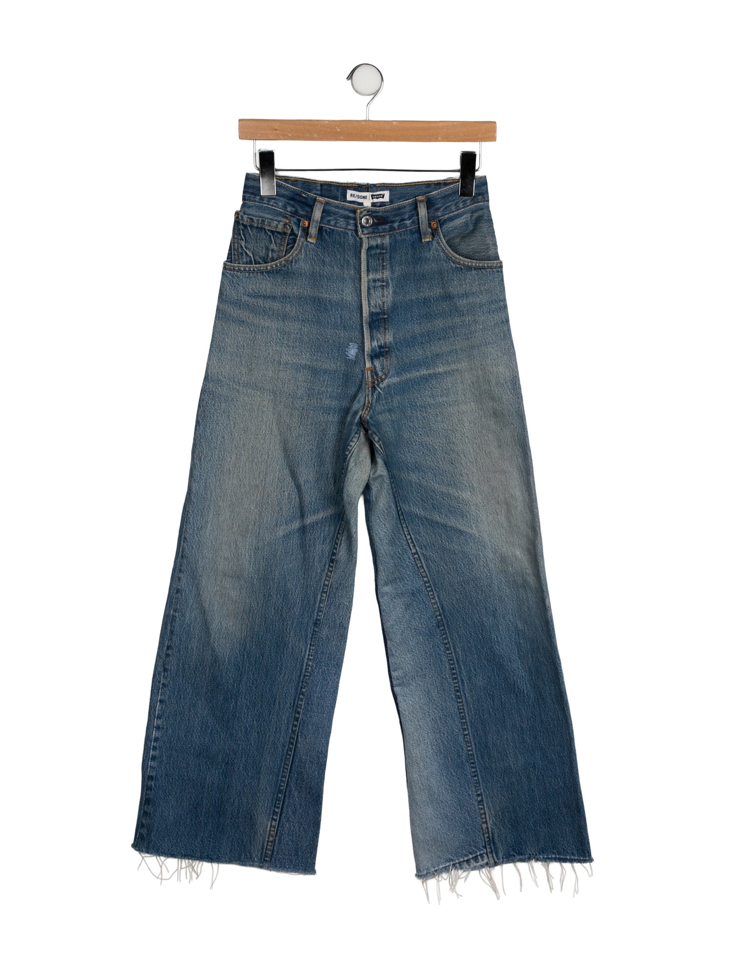 Re/Done X Levis High-Rise Wide Leg Jeans