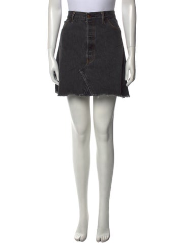 Re/Done X Levis Skirts Leather Mini Skirt M