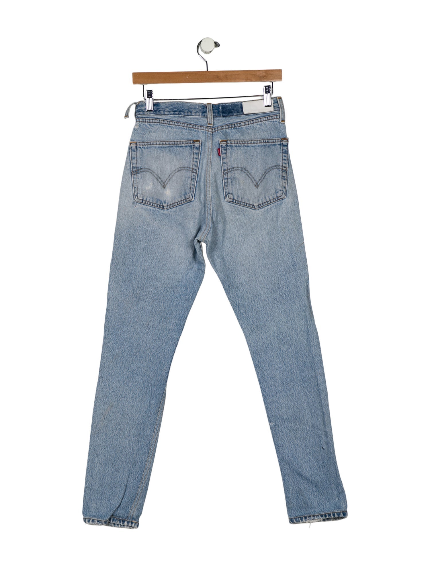 Re/Done X Levis High-Rise Straight Leg Jeans