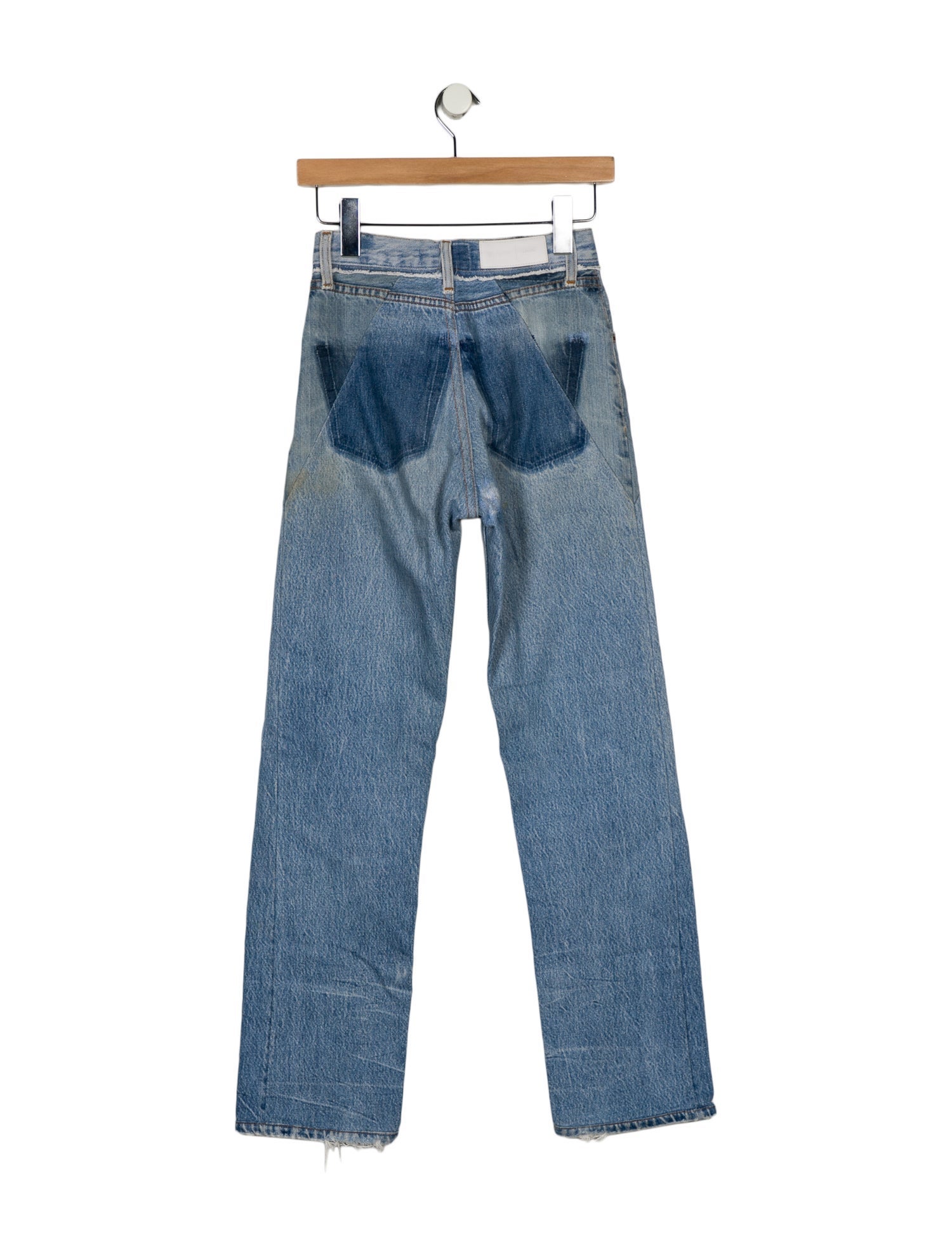 Re/Done X Levis High-Rise Straight Leg Jeans