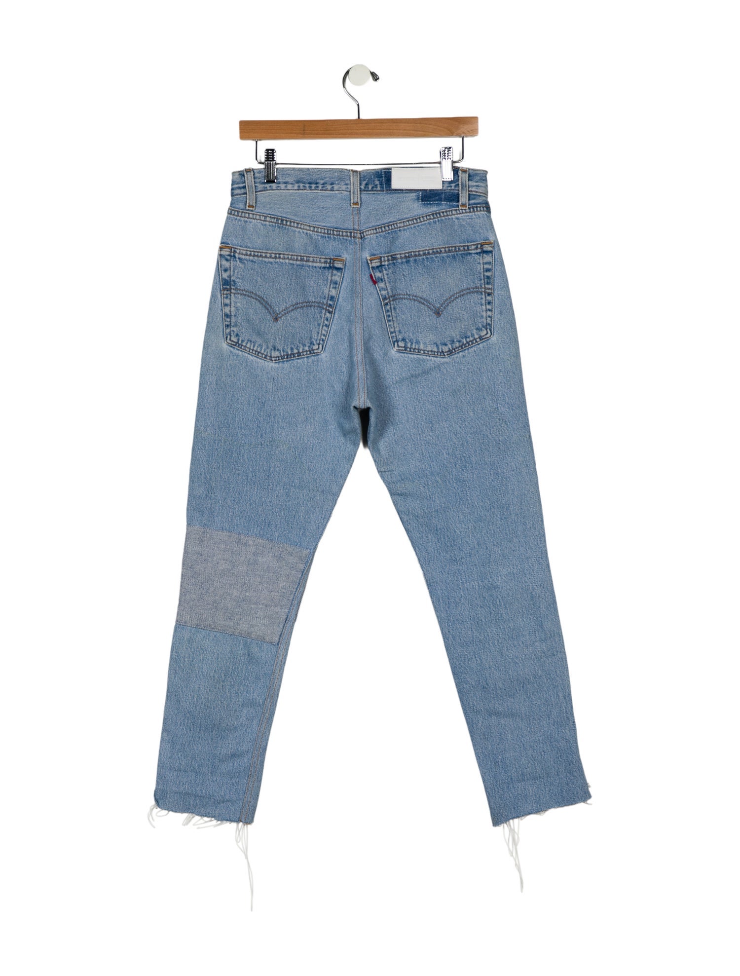 Re/Done X Levis High-Rise Straight Leg Jeans