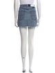 Re/Done X Levis Distressed Accents Mini Skirt