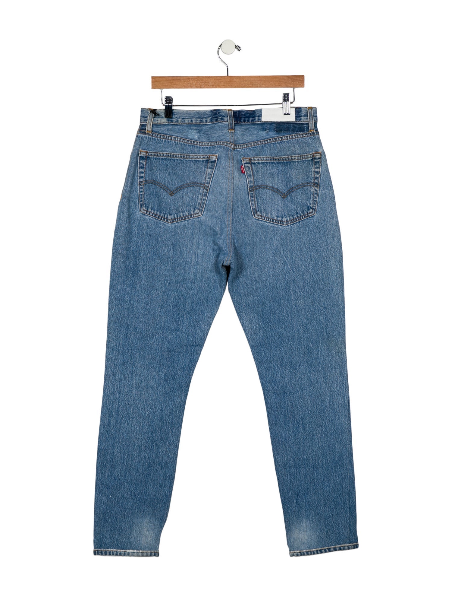 Re/Done X Levis High-Rise Straight Leg Jeans