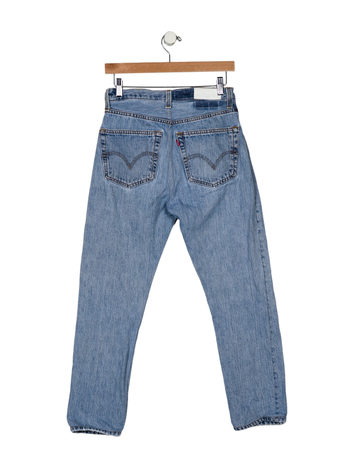 Re/Done X Levis High-Rise Straight Leg Jeans