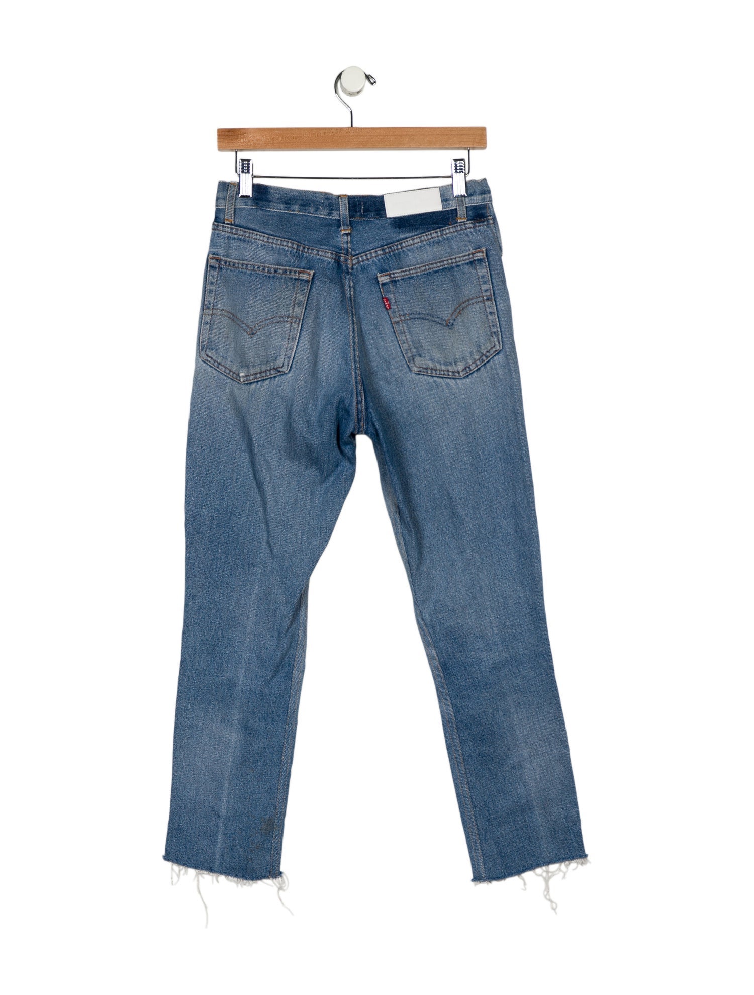 Re/Done X Levis High-Rise Straight Leg Jeans