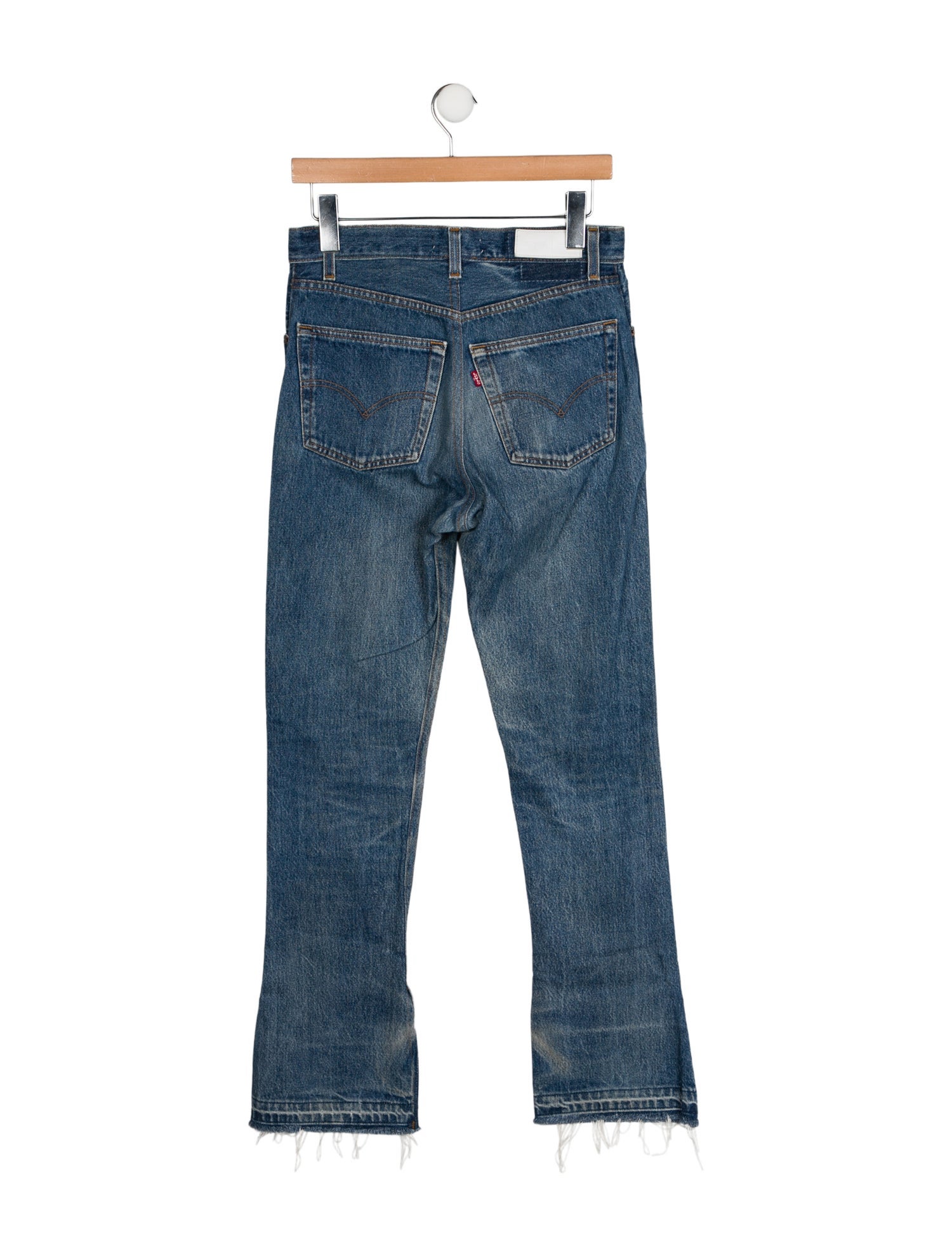 Re/Done X Levis High-Rise Straight Leg Jeans