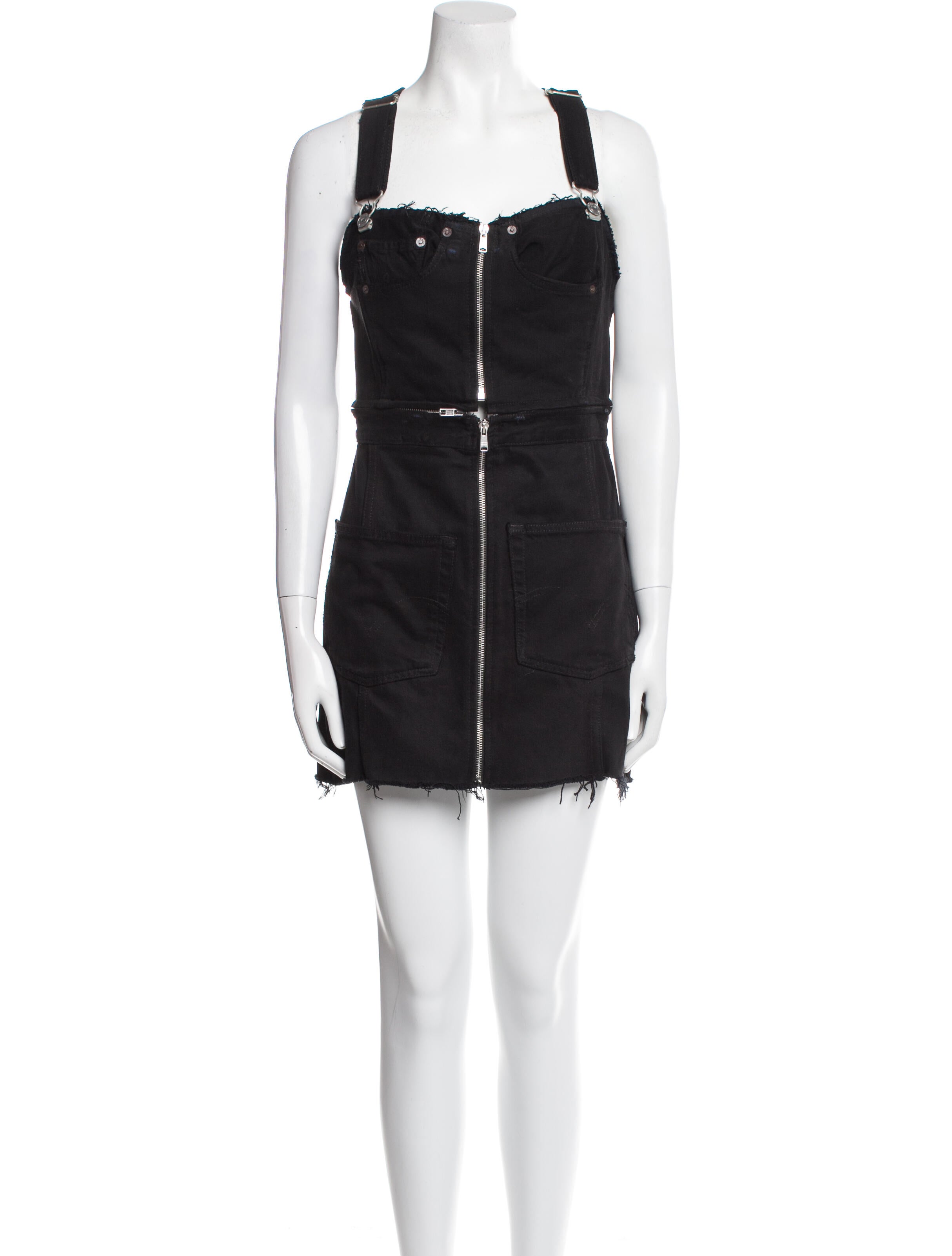 Re/Done X Levis Square Neckline Mini Dress