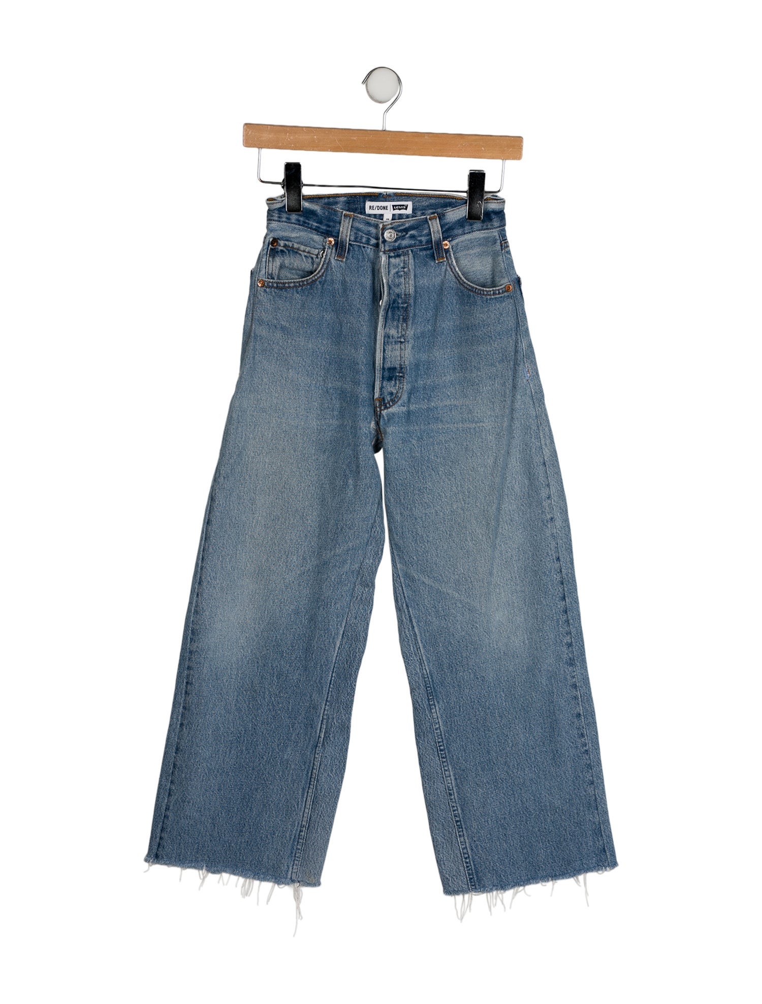Re/Done X Levis High-Rise Wide Leg Jeans