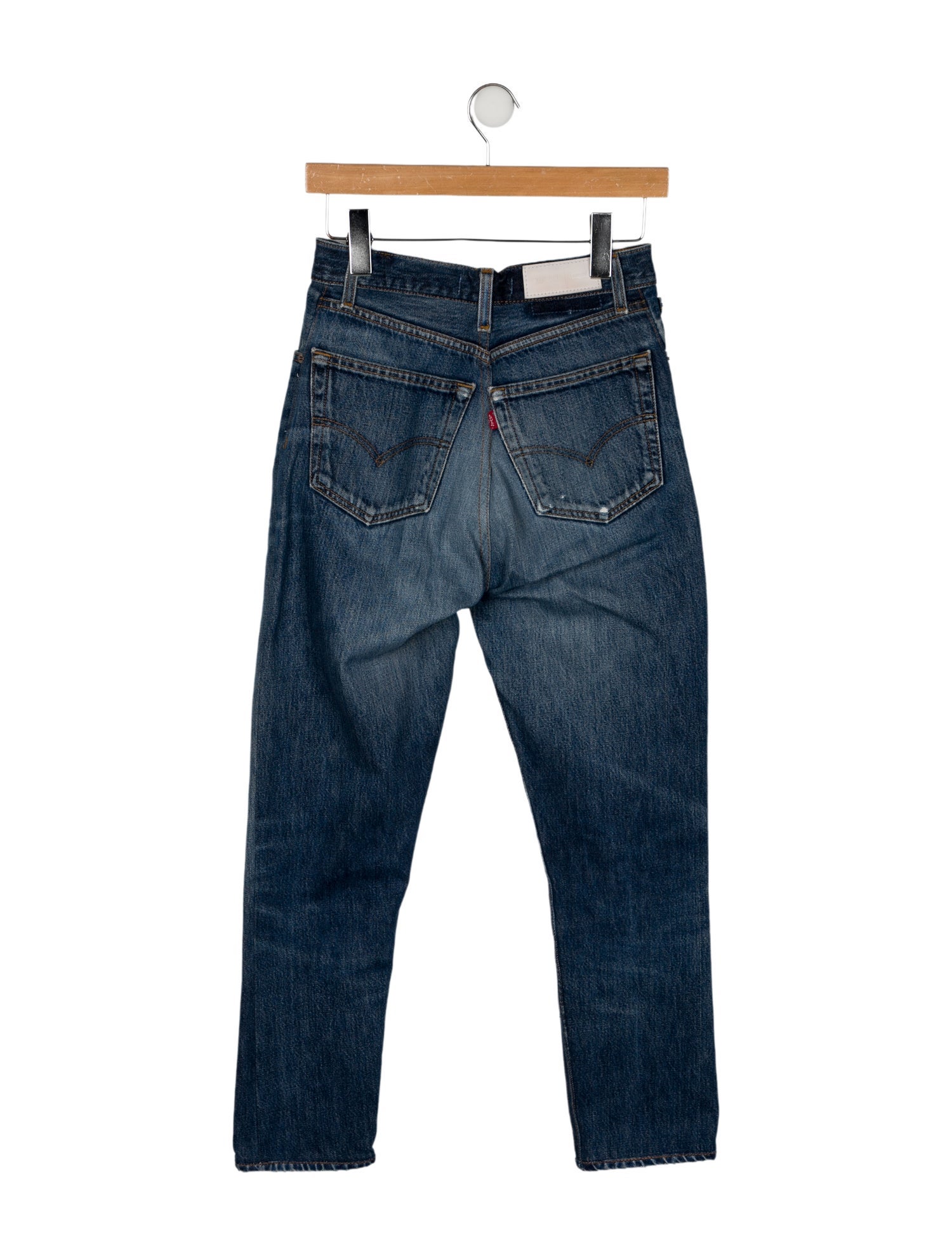 Re/Done X Levis High-Rise Straight Leg Jeans