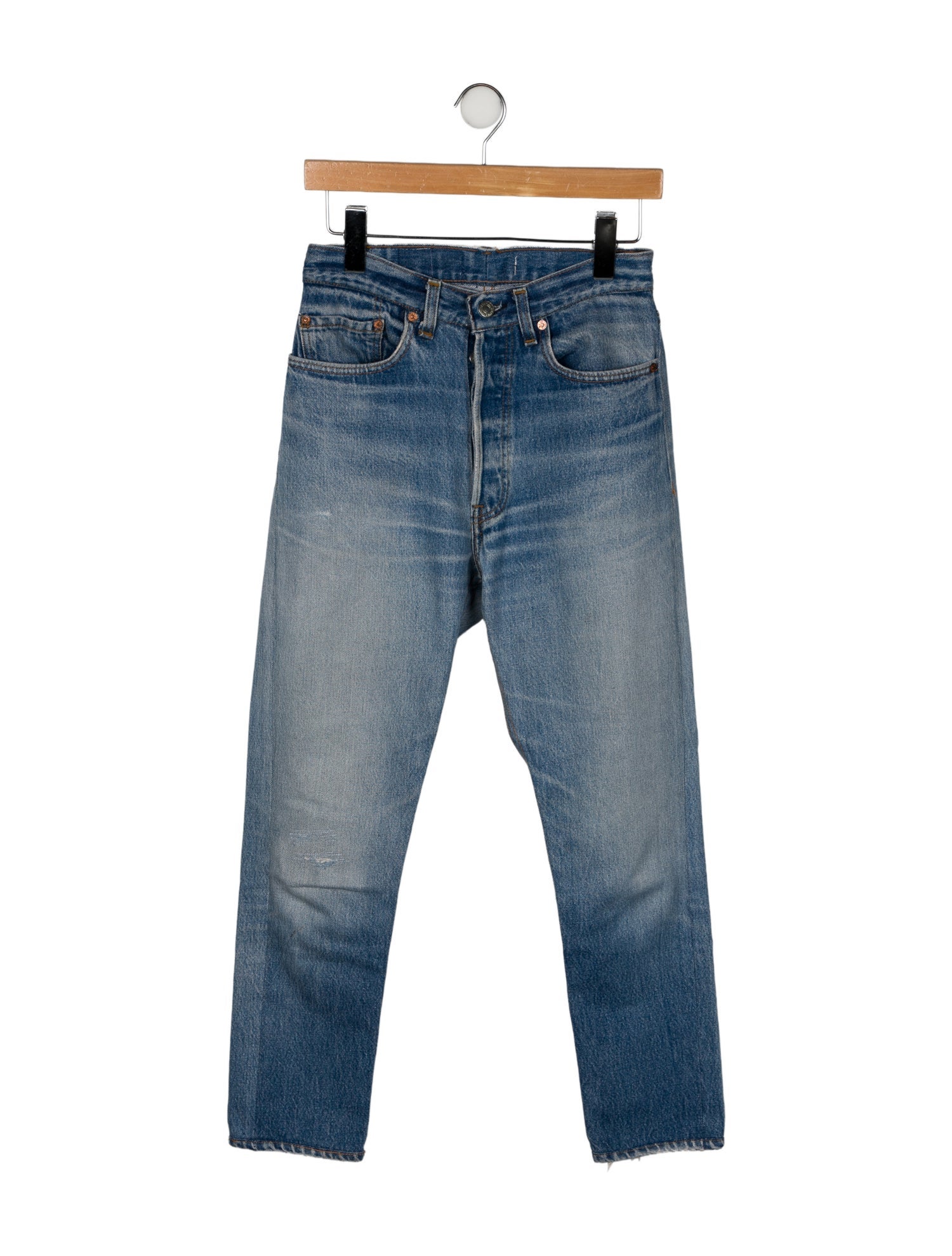 Re/Done X Levis High-Rise Straight Leg Jeans