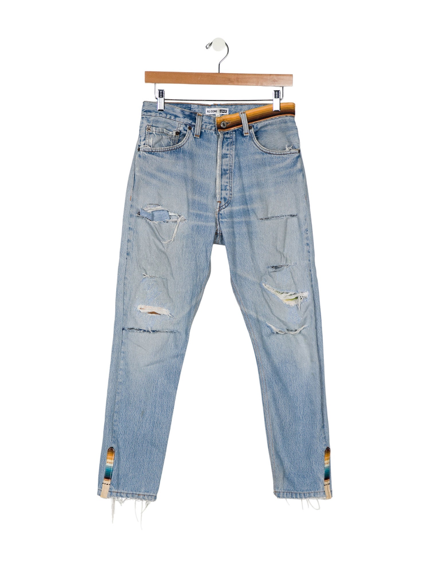 Re/Done X Levis Mid-Rise Skinny Leg Jeans