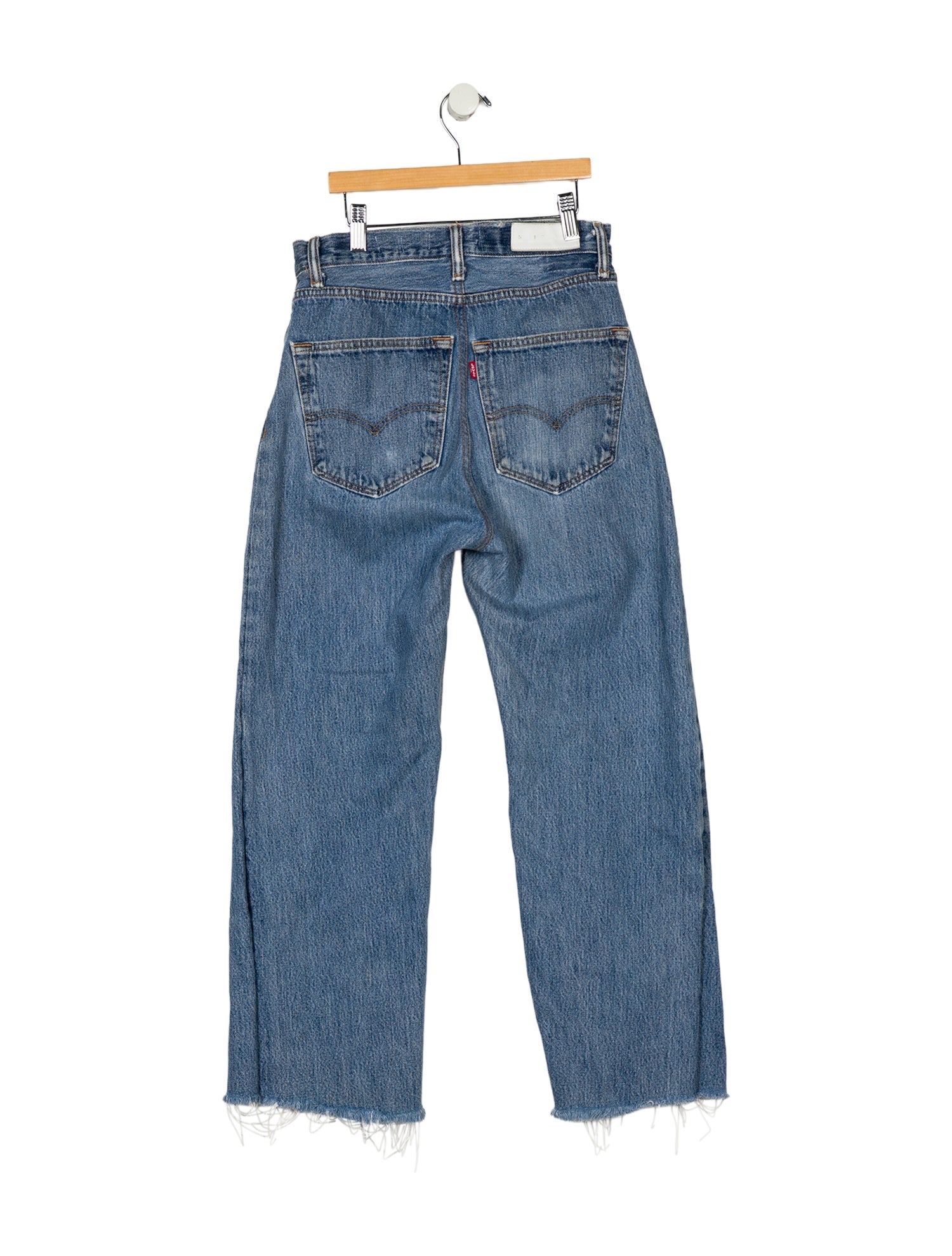 Re/Done X Levis Mid-Rise Wide Leg Jeans