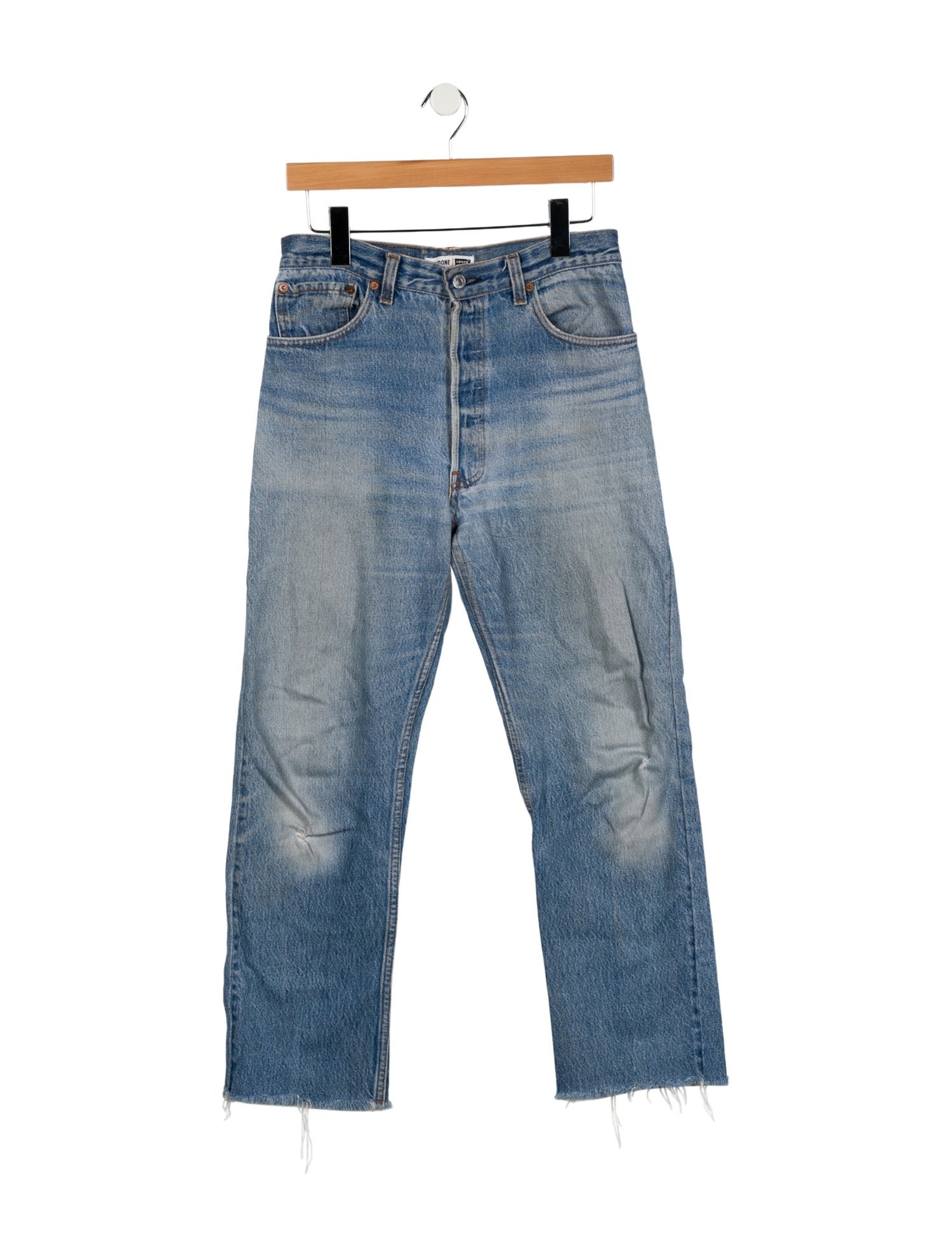 Re/Done X Levis High-Rise Straight Leg Jeans