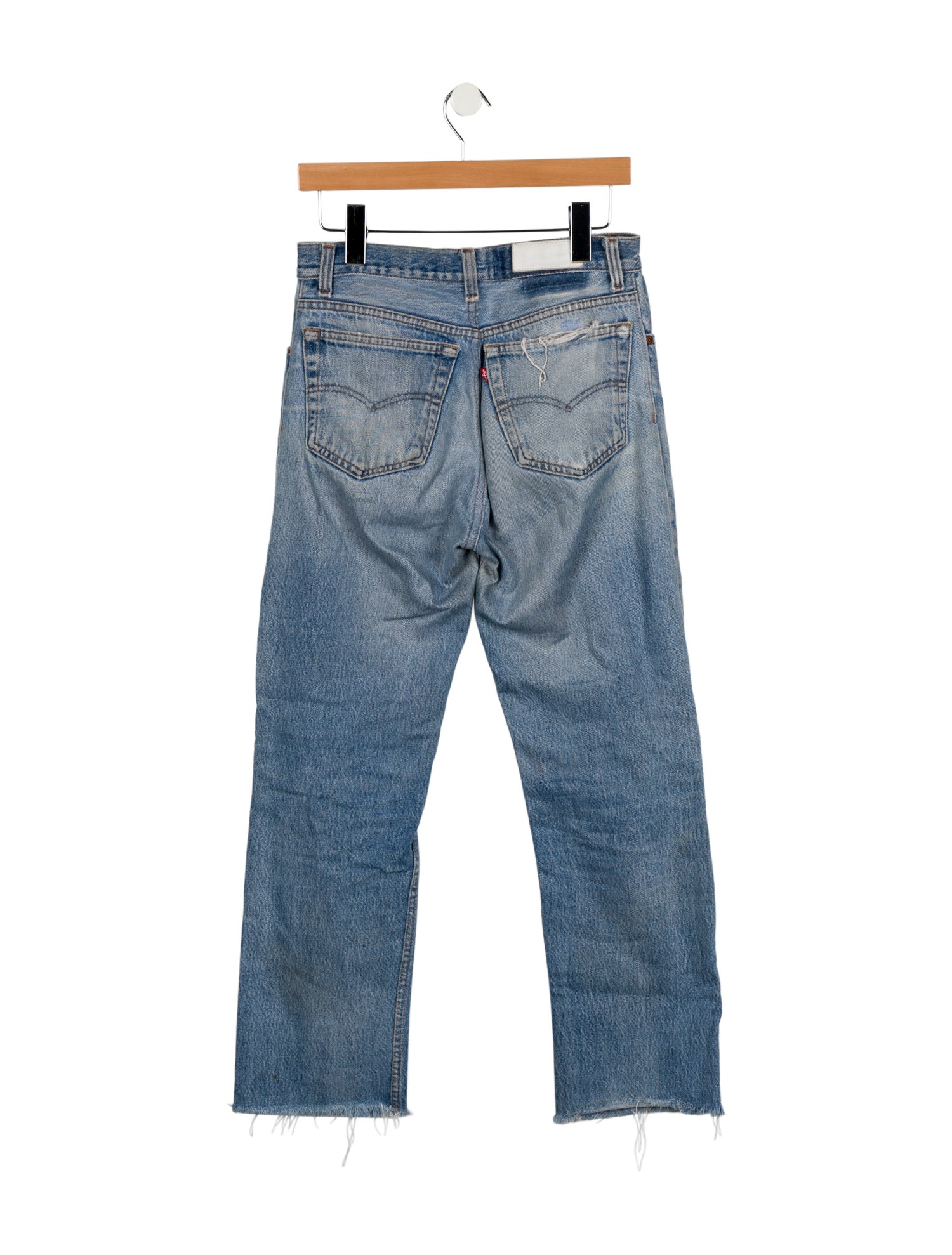 Re/Done X Levis High-Rise Straight Leg Jeans