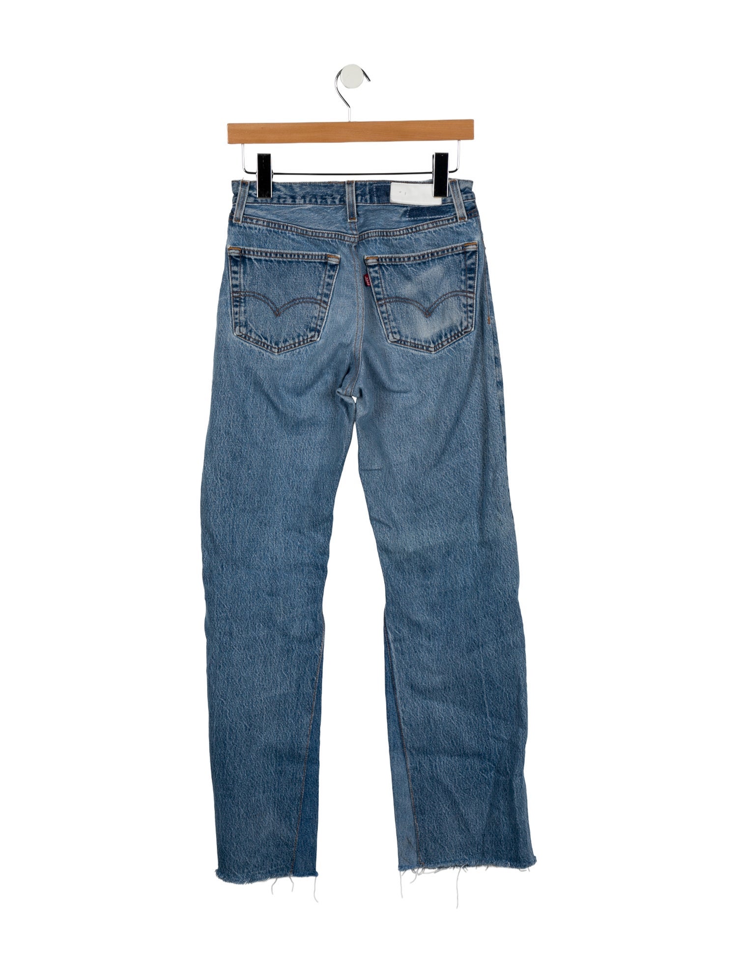 Re/Done X Levis Mid-Rise Wide Leg Jeans