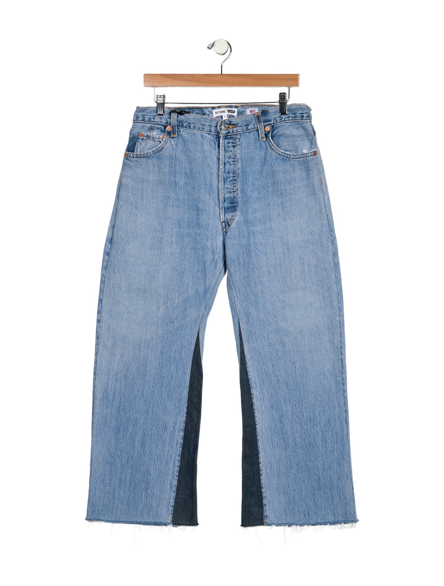 Re/Done X Levis High-Rise Wide Leg Jeans