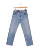 Re/Done X Levis Mid-Rise Straight Leg Jeans