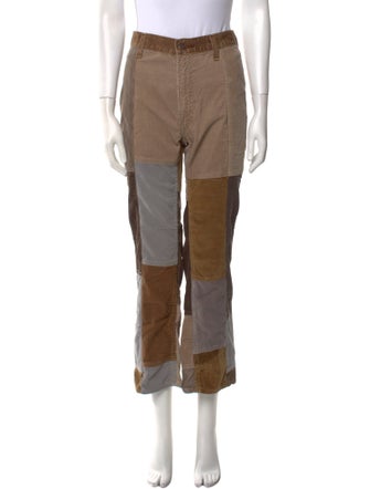 Re/Done X Levis Colorblock Pattern Wide Leg Pants