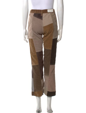 Re/Done X Levis Colorblock Pattern Wide Leg Pants