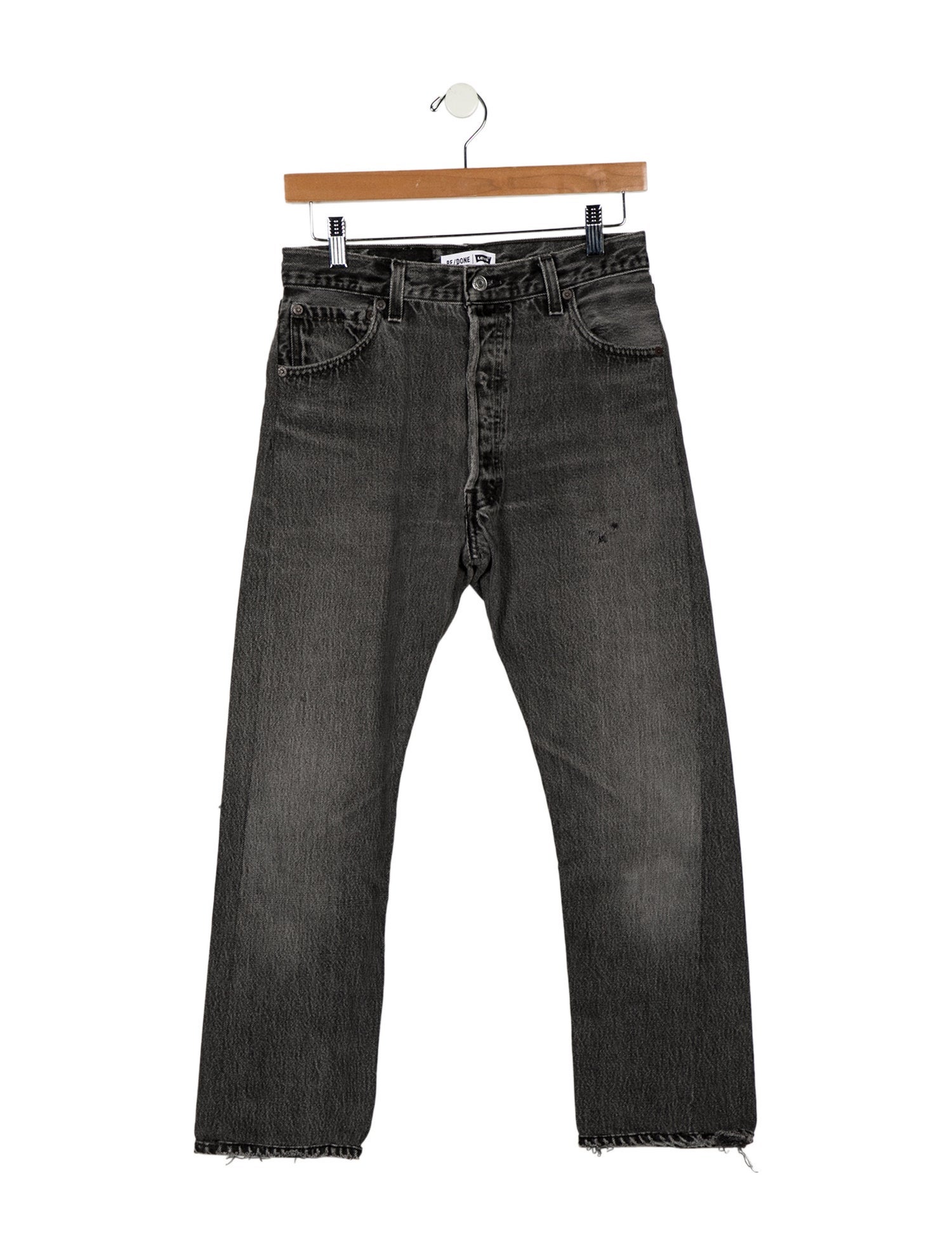 Re/Done X Levis High-Rise Straight Leg Jeans