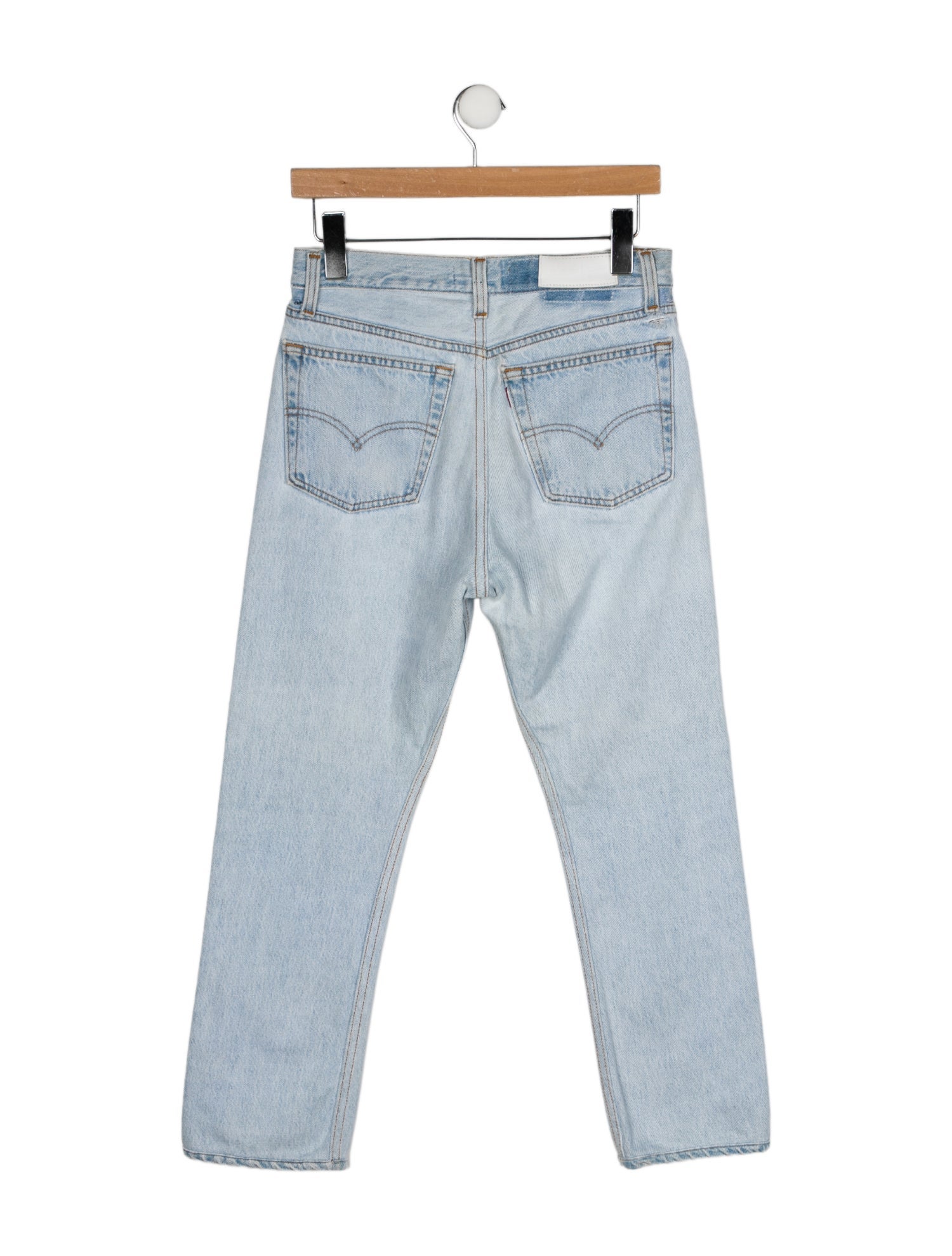 Re/Done X Levis High-Rise Straight Leg Jeans