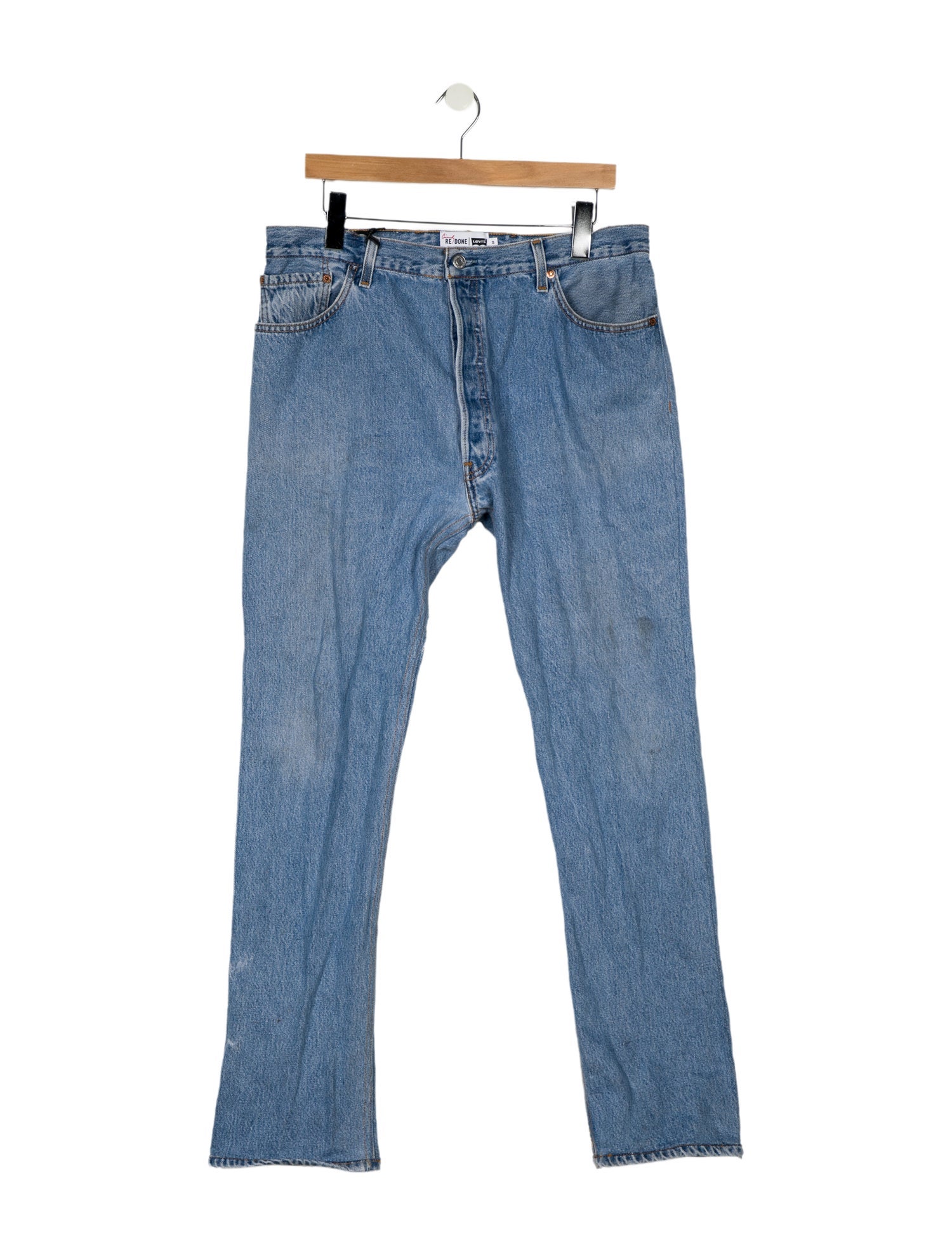 Re/Done X Levis High-Rise Straight Leg Jeans