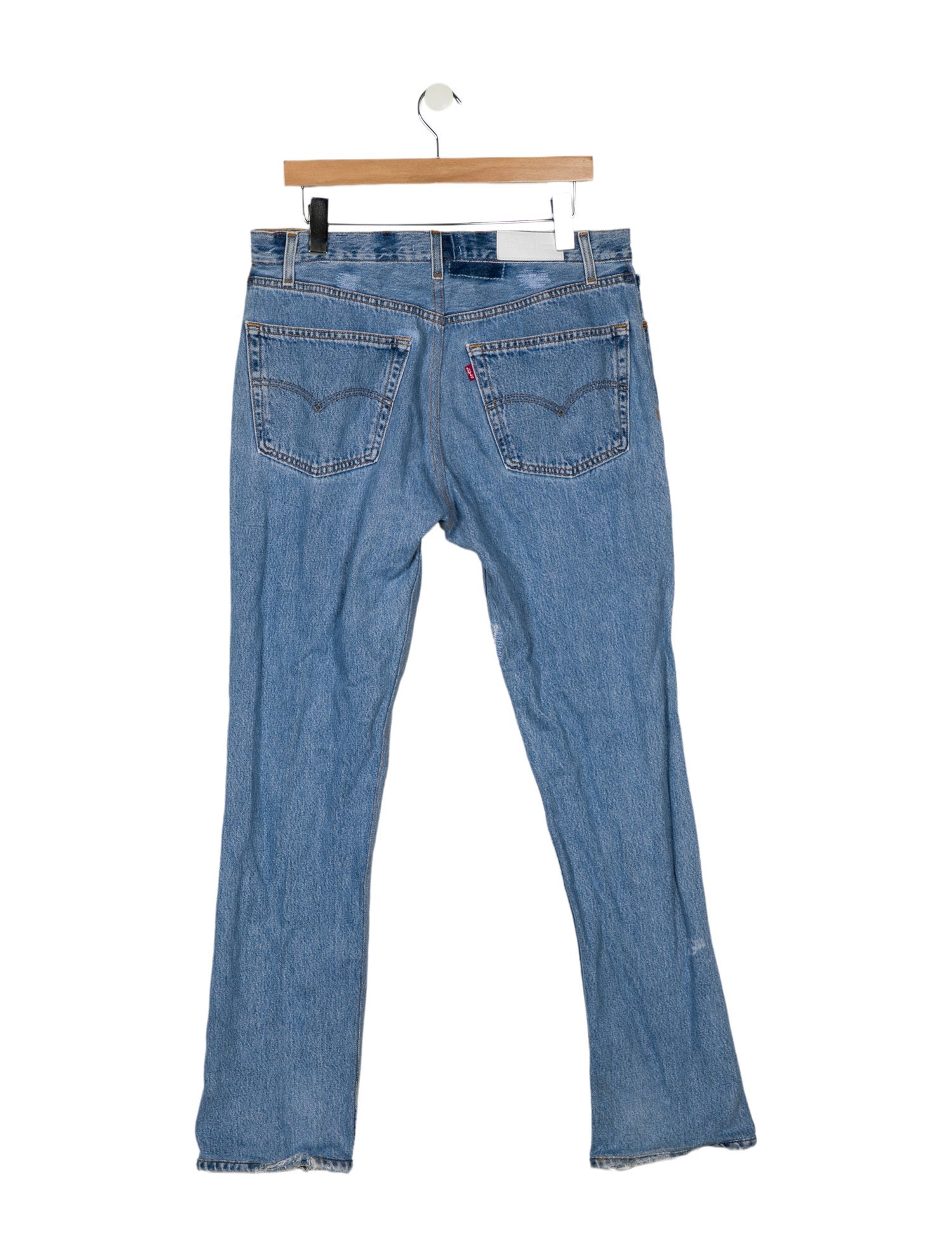 Re/Done X Levis High-Rise Straight Leg Jeans