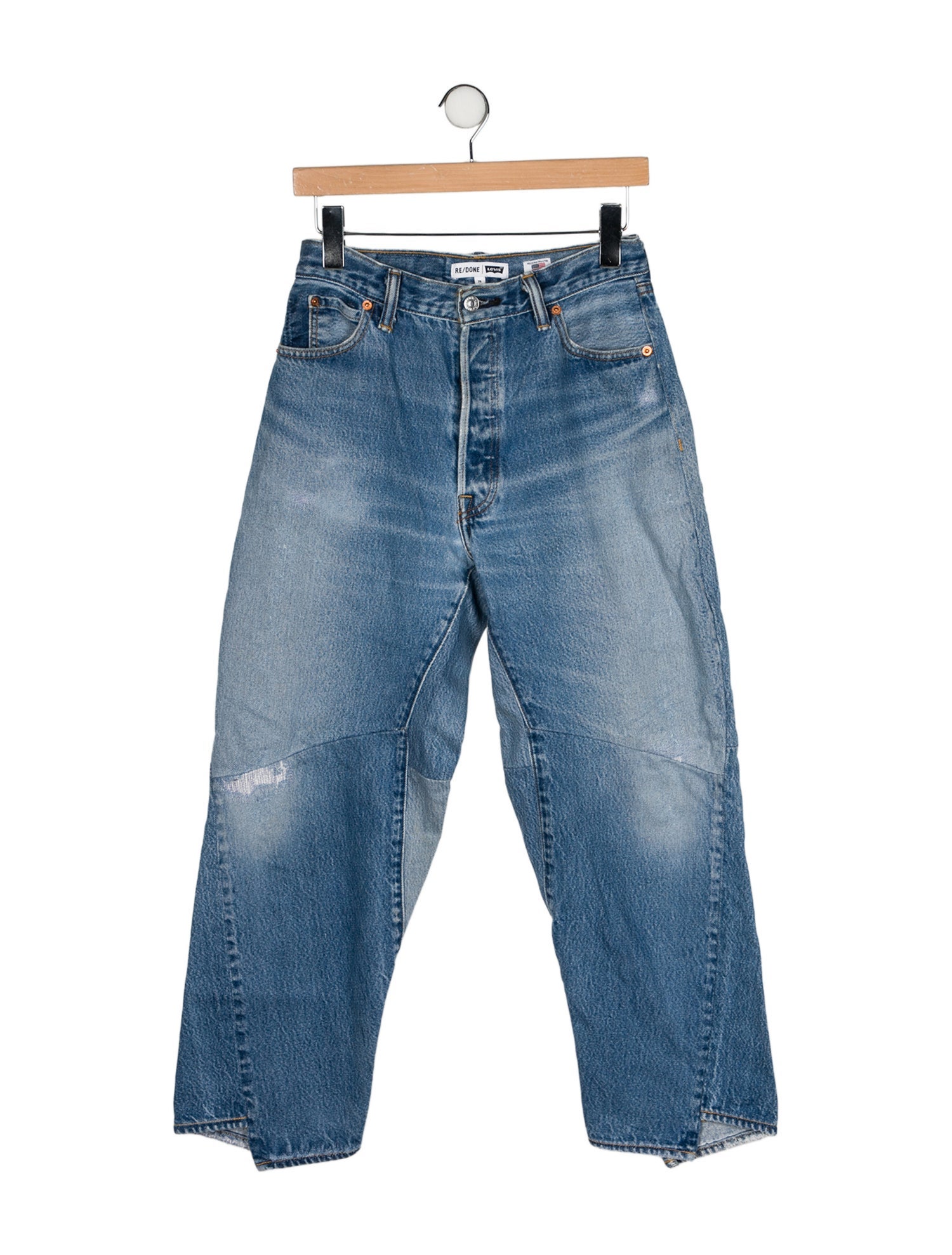 Re/Done X Levis High-Rise Wide Leg Jeans