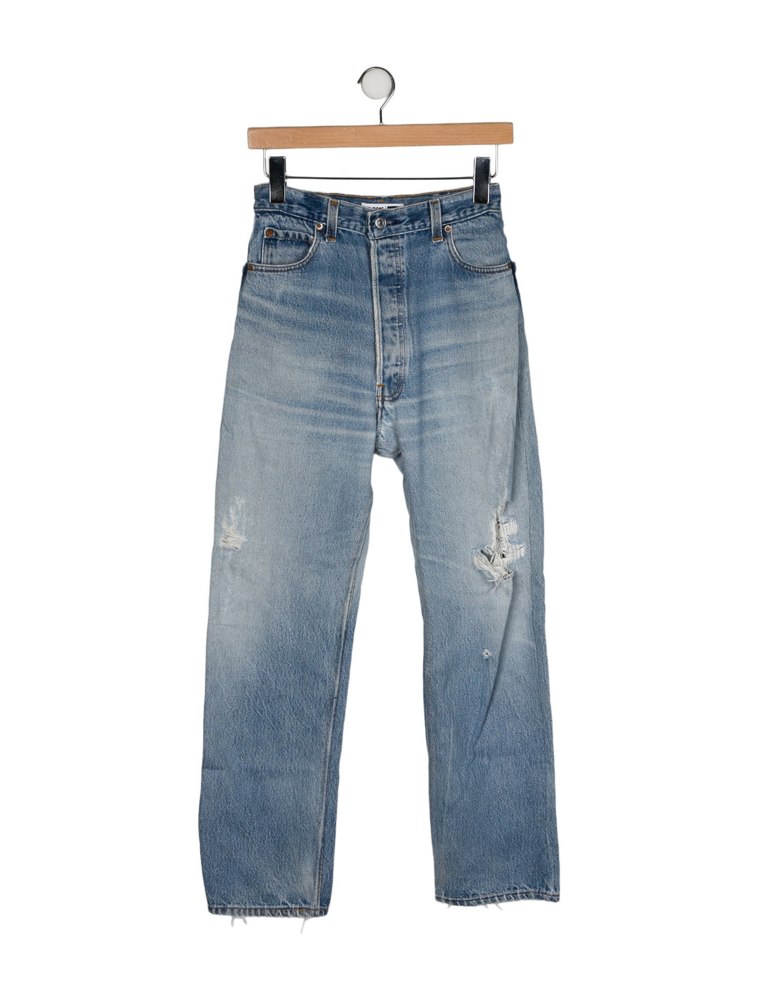 Re/Done X Levis High-Rise Straight Leg Jeans