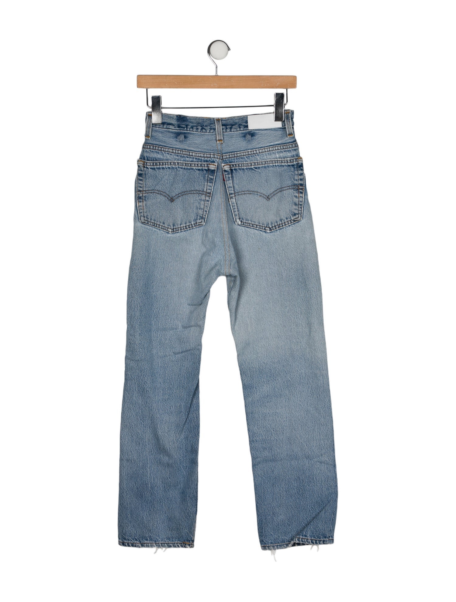 Re/Done X Levis High-Rise Straight Leg Jeans