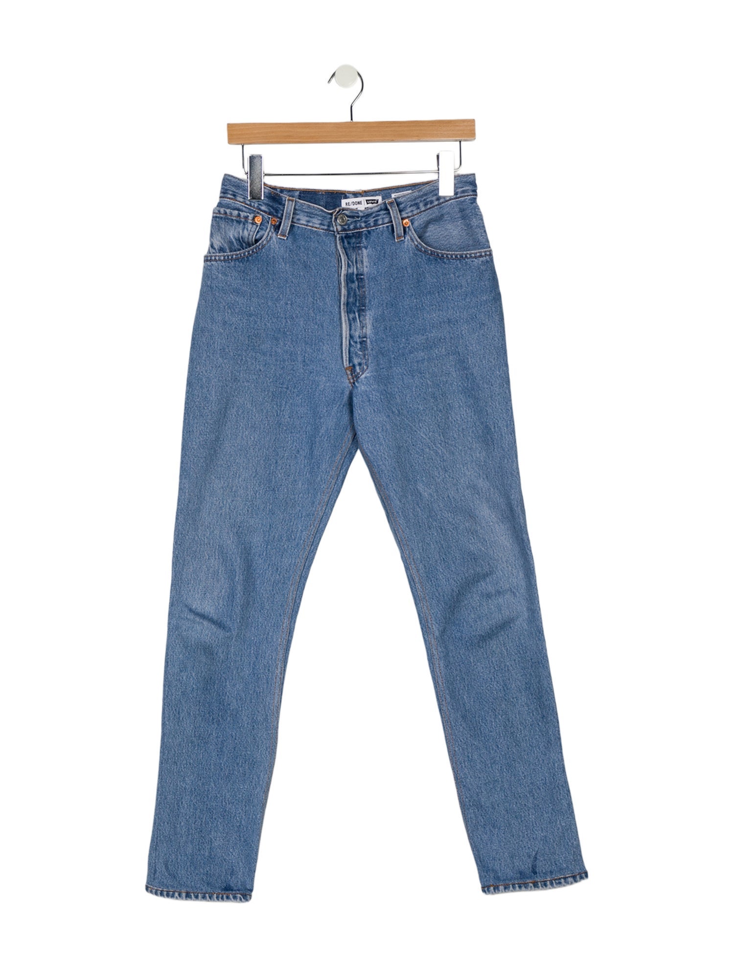 Re/Done X Levis Mid-Rise Skinny Leg Jeans