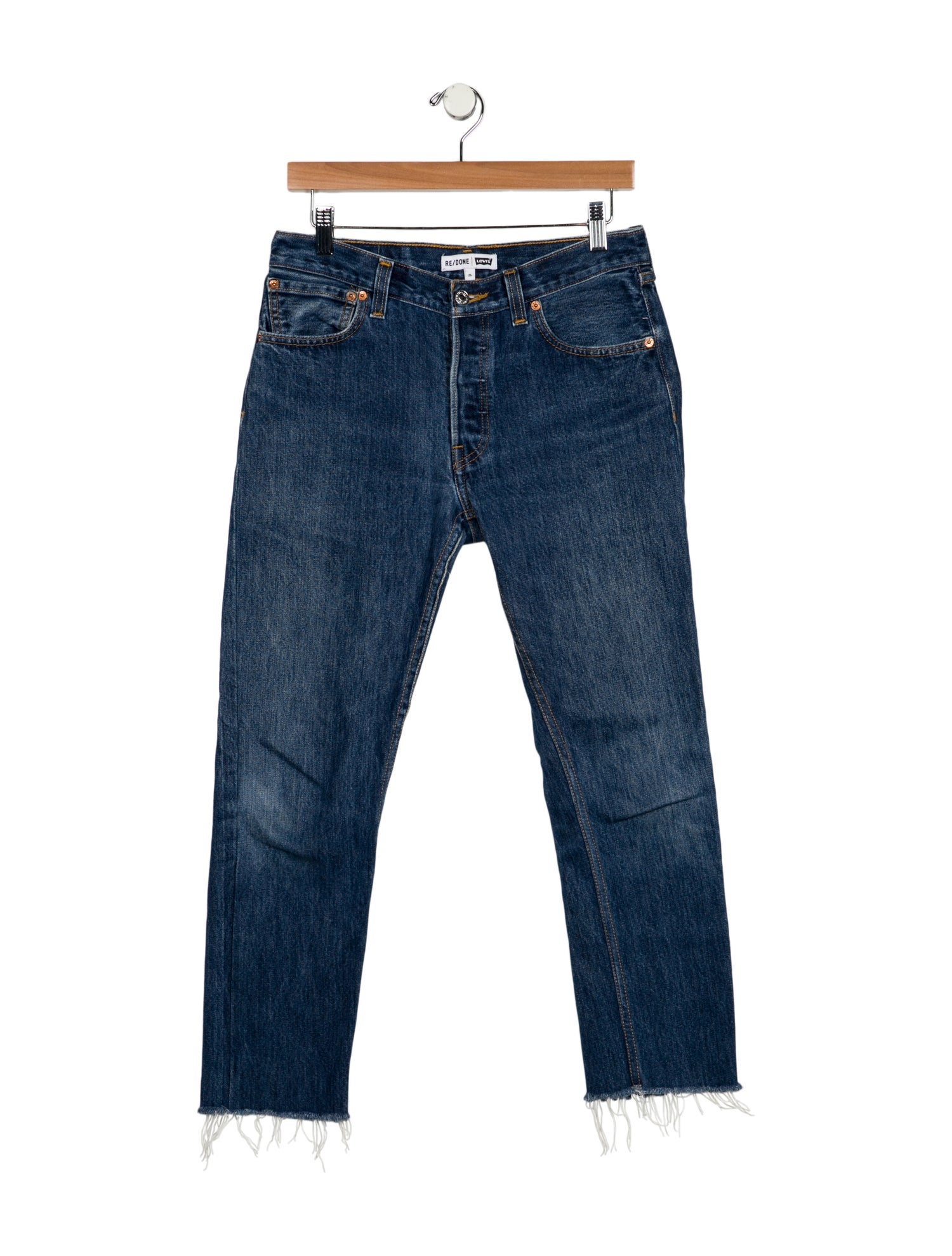 Re/Done X Levis High-Rise Straight Leg Jeans