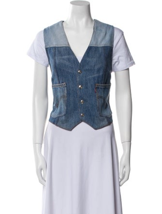 Re/Done X Levis Colorblock Pattern Vest