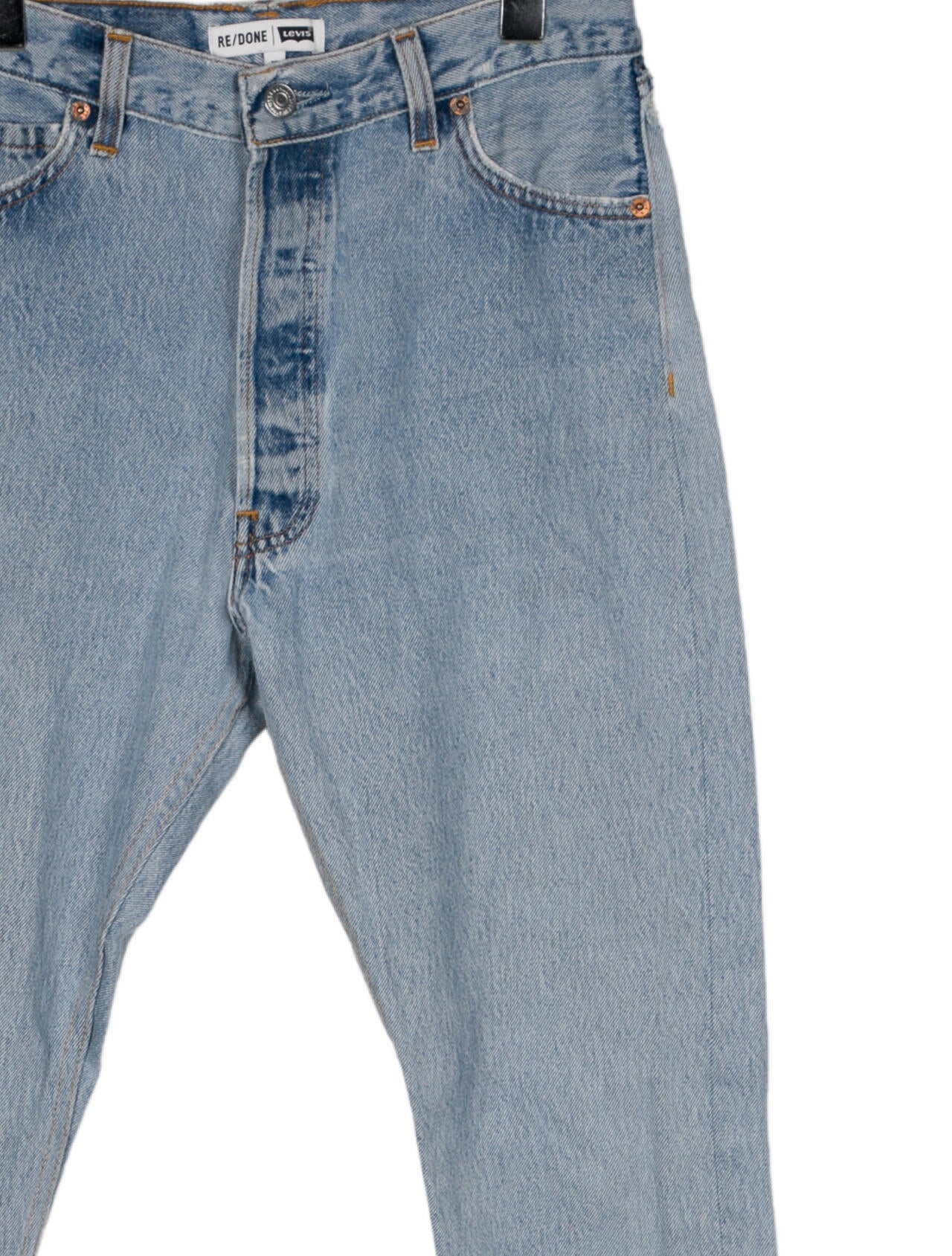 Re/Done X Levis High-Rise Straight Leg Jeans