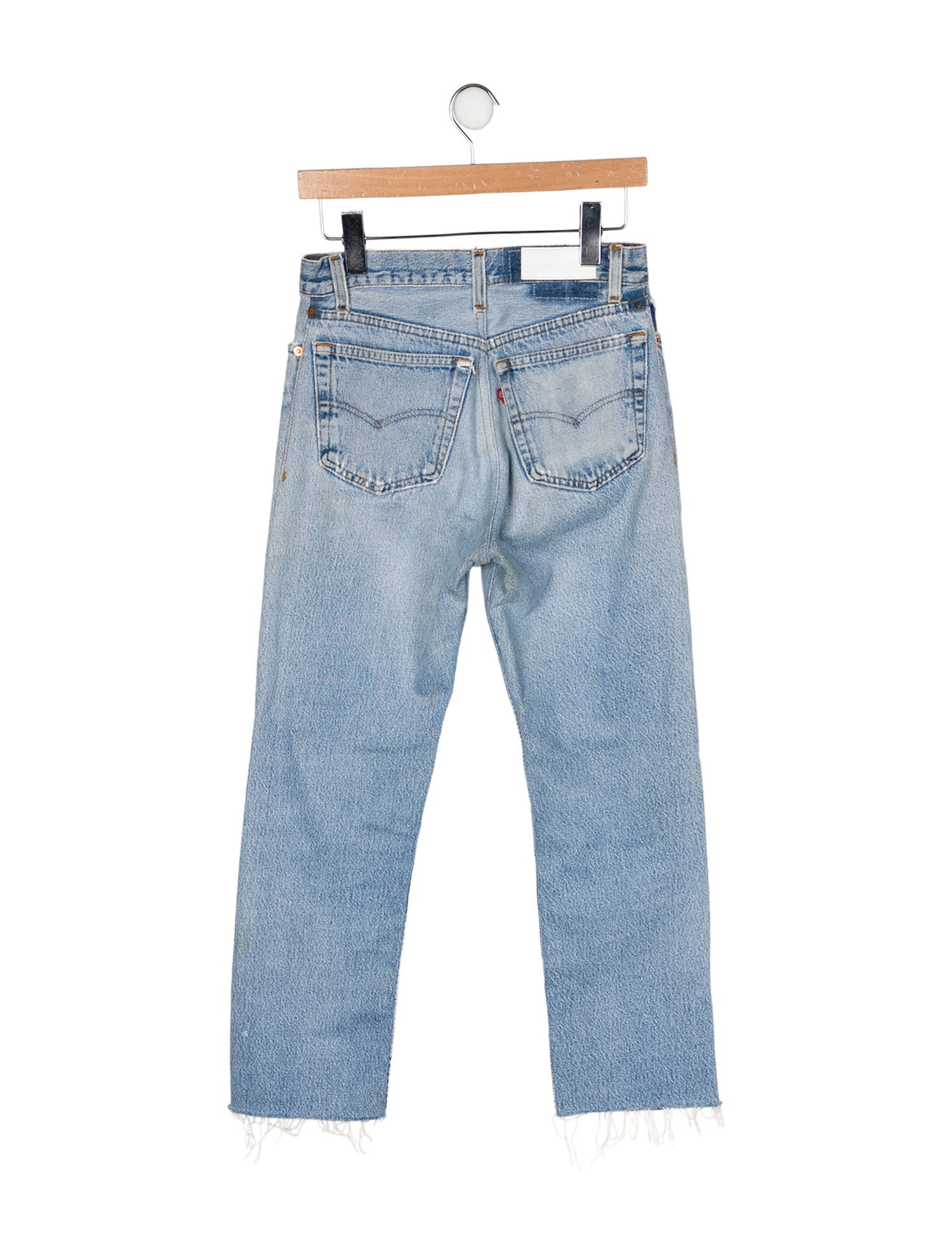 Re/Done X Levis High-Rise Straight Leg Jeans