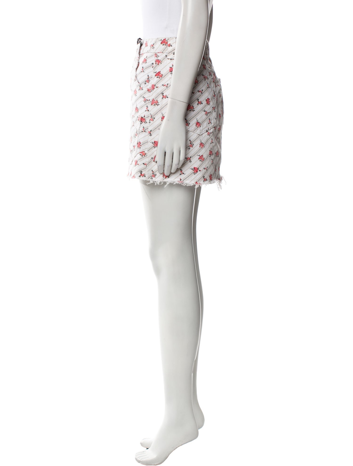 Re/Done X Levis Floral Print Mini Skirt w/ Tags