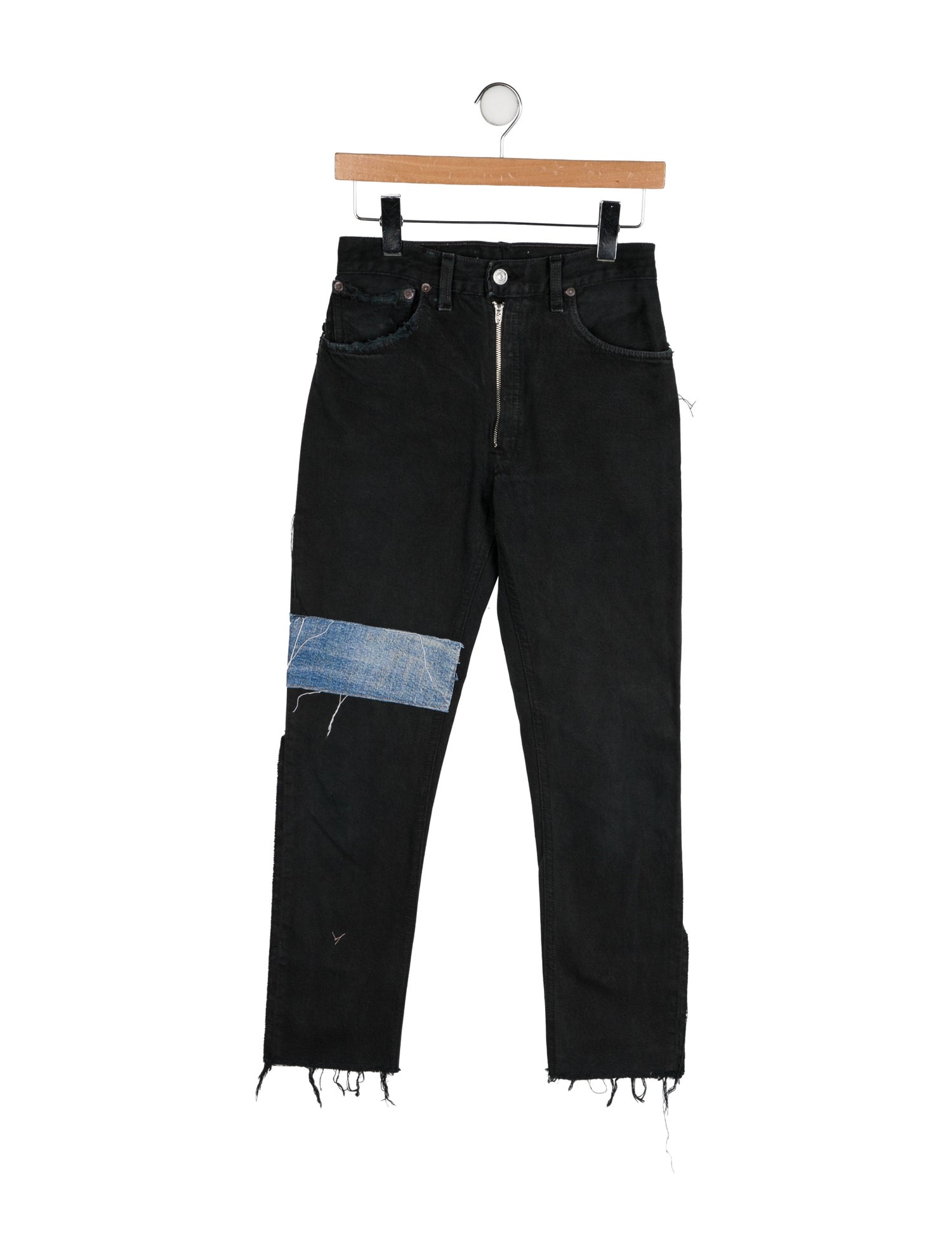 Re/Done X Levis Mid-Rise Straight Leg Jeans