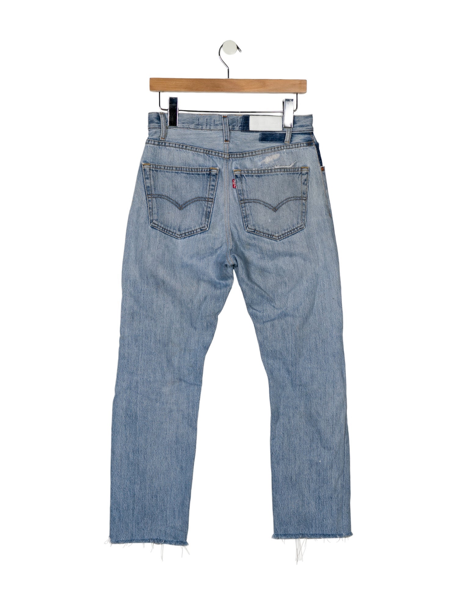 Re/Done X Levis High-Rise Straight Leg Jeans