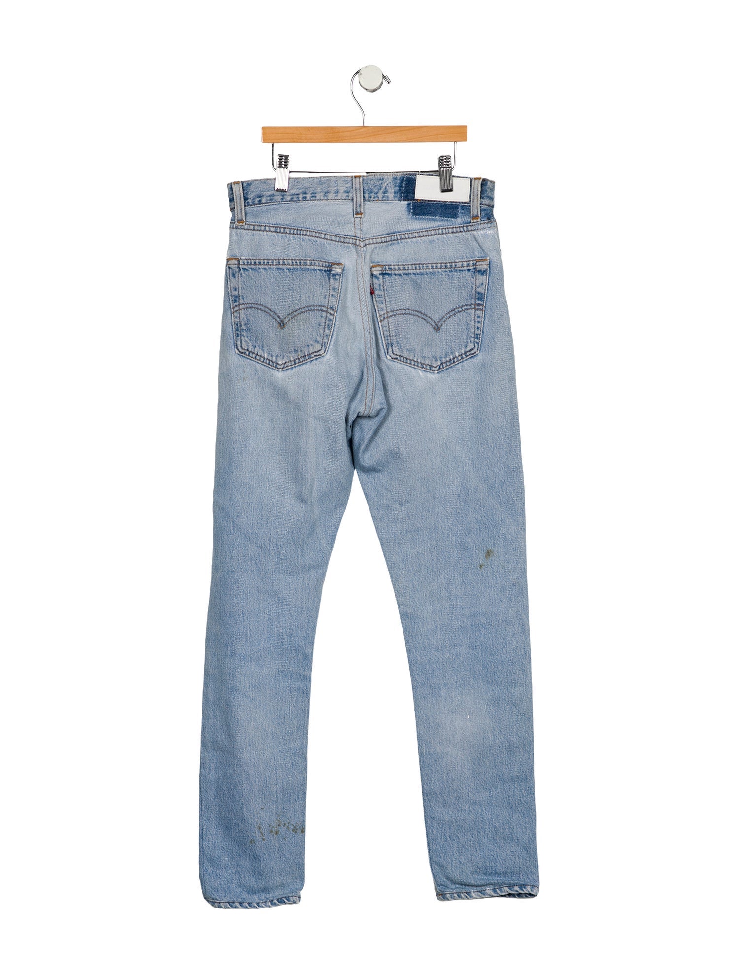 Re/Done X Levis High-Rise Straight Leg Jeans