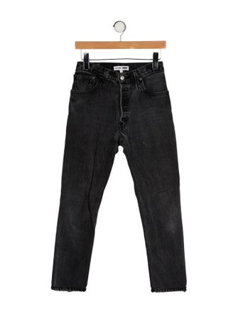 Re/Done X Levis Mid-Rise Straight Leg Jeans